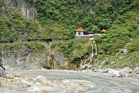 长春庙神社石头地标悬崖旅游岩石假期旅行国家建筑图片