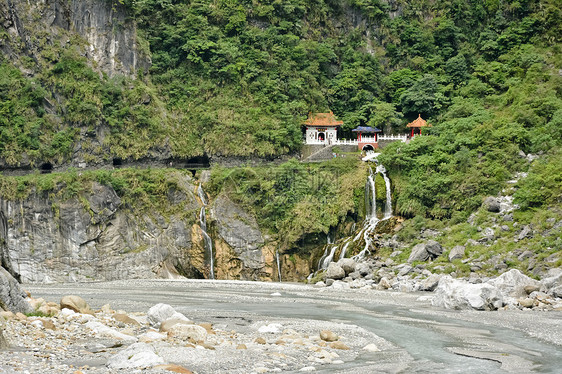 长春庙神社石头地标悬崖旅游岩石假期旅行国家建筑图片