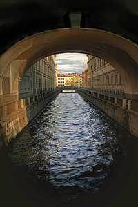 圣彼得堡都市地方设置白夜宫桥风光建筑学图片