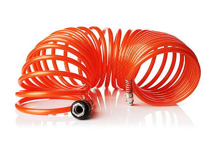 螺旋空气花装置红色连接器塑料软管橙子工具风管气动图片