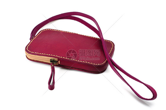 皮革袋手工行李配饰设备皮革物体紫色个人公文包健康图片