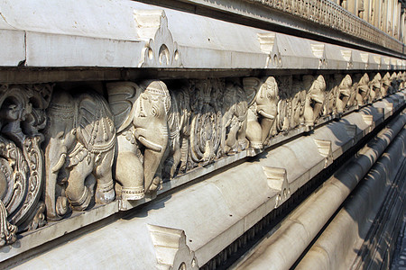 加尔各答印度寺庙的石雕艺术崇拜宽慰女神雕塑上帝岩石神殿石头文化图片