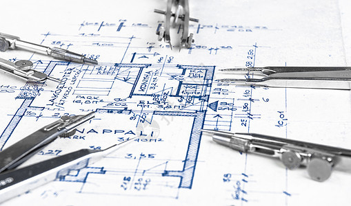 附有附件的建筑计划建造计划项目设计师艺术商业草稿工具建筑学草图工程建筑师图片