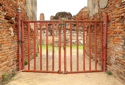 泰国Ayutthaya的小门图片