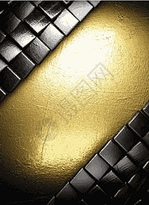 金银和银银背景反射边界风格奢华艺术装饰品插图金子金属黄色图片