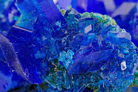 蓝三酚水晶体硫酸铜硫酸盐实验室科学玻璃奢华物理石头结晶宏观硫酸图片