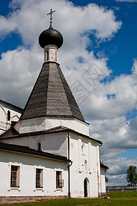 白教会白色蓝色建筑天空建筑学圆顶历史灰色图片