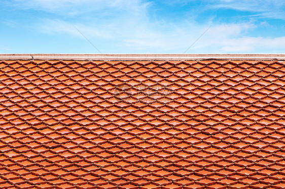 泰式泰国木制屋顶纹理图片