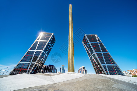 Torres Kio 马德里商业职场银行天空双胞胎观光建筑学倾斜景观建筑图片