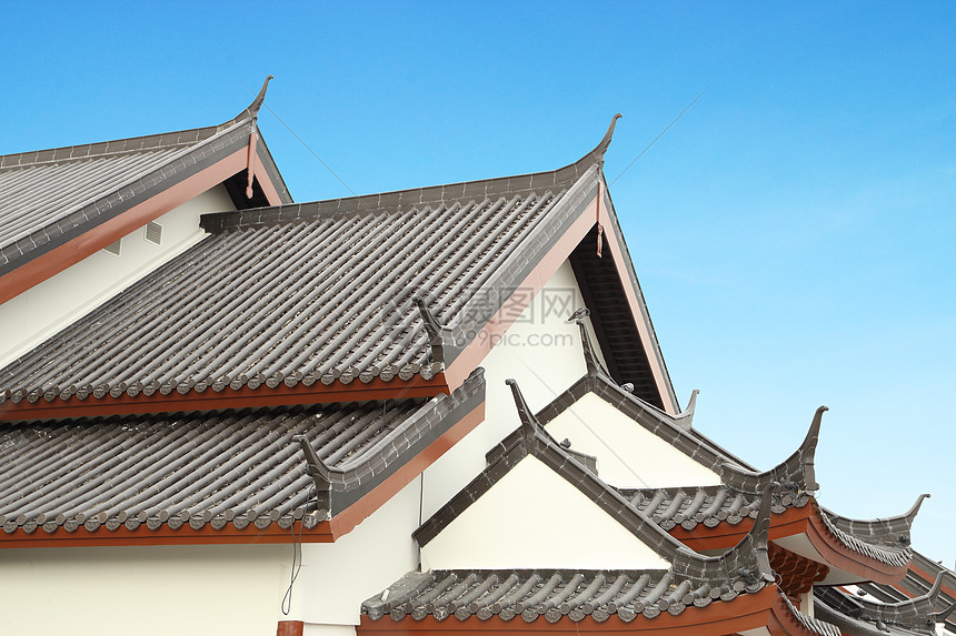 中华传统屋顶天空历史宗教历史性宝塔旅行房子木头建筑城市图片