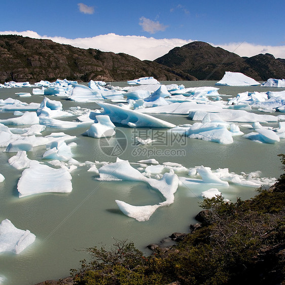 百内国家公园  智利旅行冰山地形拉戈旅游灰色冰川图片