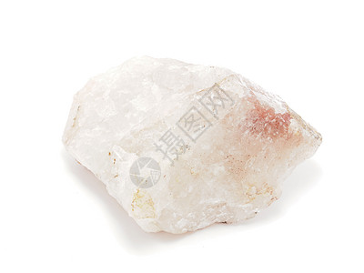 白色背景的石英水晶石头岩石学矿物岩石晶簇地质学背景图片