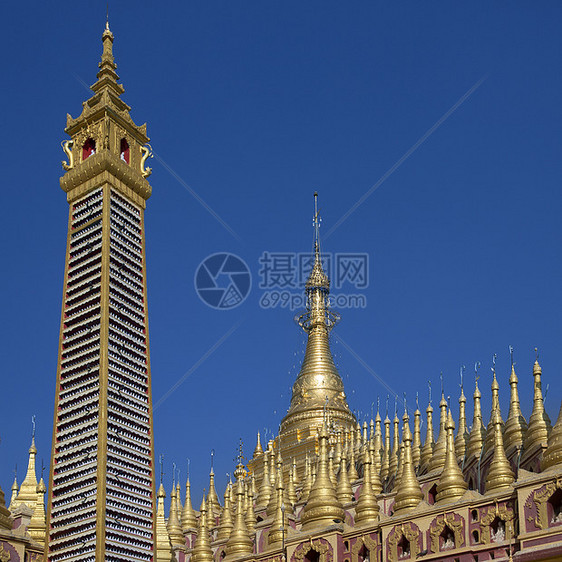 蒙育瓦  缅甸地标宗教寺庙旅行旅游佛教徒图片