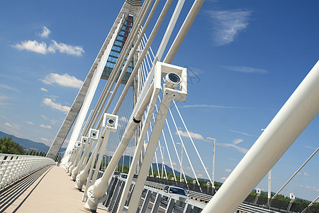 桥梁详情匈牙利运输旅行商业钢丝绳天空艺术建筑学几何学灯柱工程图片