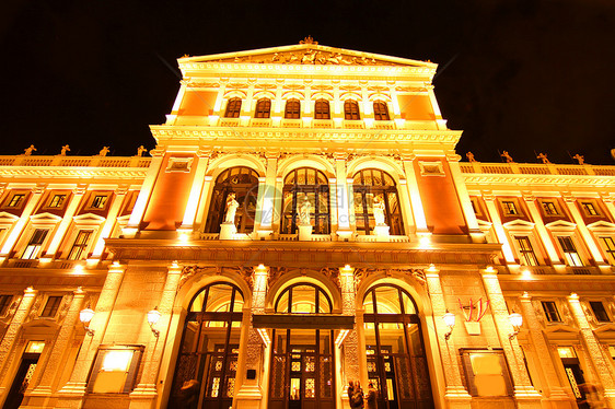 维也纳歌剧院之家国家建筑地标歌剧城市大厅音乐会建筑学艺术场景图片