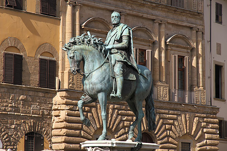 佛罗伦萨的雕像历史性吸引力上帝旅行广场遗产纪念碑古董正方形历史图片