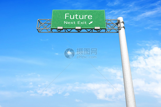 公路标志  未来运输框架盘子帮助驾驶蓝色路标交通广告牌出口图片