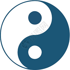 Yin 延燕 - 符号 矢量插图图片