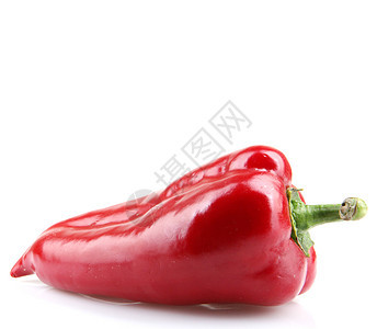 白色背景上的红辣椒食谱胡椒红色辣椒植物图片