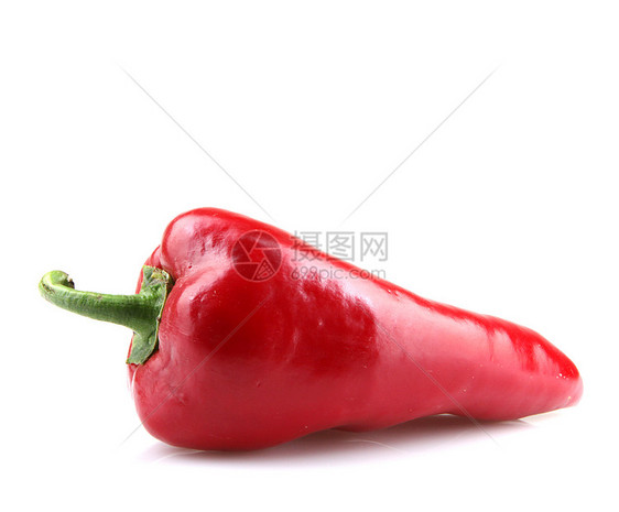白色背景上的红辣椒食谱辣椒红色胡椒植物图片
