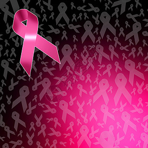 癌症海报乳腺癌摄影丝带幸存者生存癌症胸部协会插图乳腺帮助背景