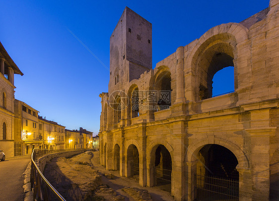 罗马安菲剧院  Arles  法国南部地标旅行建筑学纪念碑旅游图片