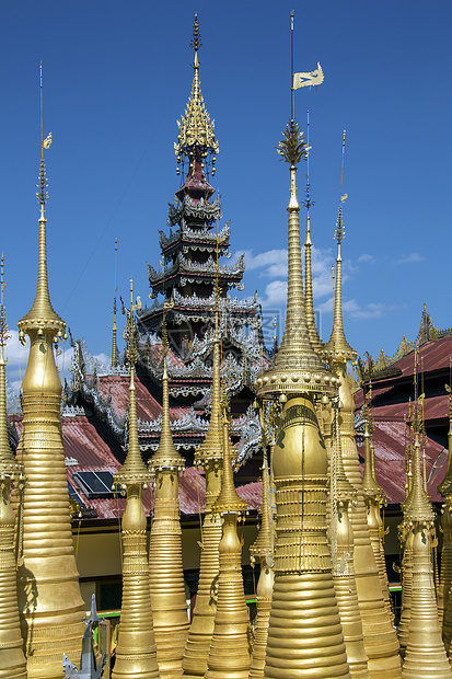 伊登  茵莱湖  缅甸旅行佛塔地标寺庙酒店旅游宗教图片
