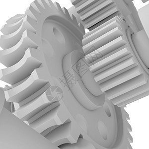白轴 齿轮和轴承圆圈艺术工业团体技术力学车削工作机器牙齿图片