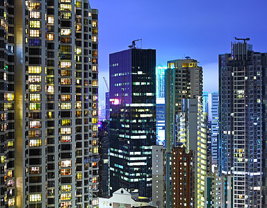 香港的建筑物住房城市公寓建筑人口公寓楼市中心居所住宅房屋图片