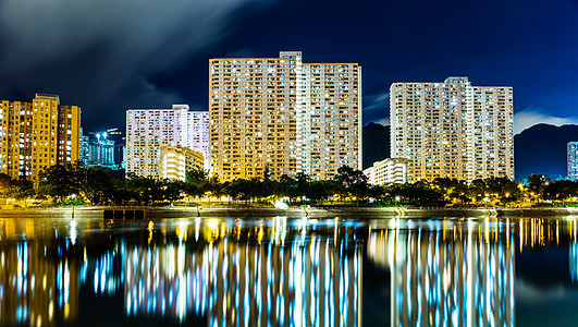 香港的公屋公寓楼房屋城市居所建筑民众人口市中心景观住房图片