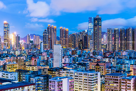 香港市风景鸟瞰图住房居所住宅民众城市天际建筑房屋人口图片