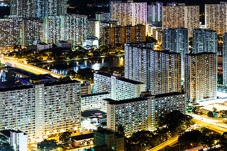 香港市中心区Downtown建筑天际居所住房鸟瞰图民众市中心住宅公寓楼天线图片