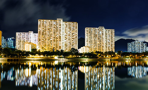 香港公共住房建设 香港公寓天际建筑渠道房屋景观住宅市中心城市居所图片