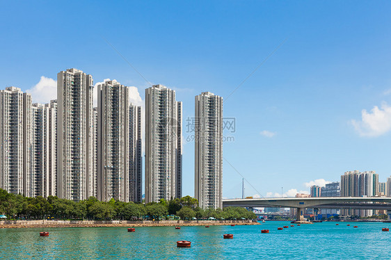 香港的住宅楼群建设住房血管海岸城市市中心公寓建筑居所民众天际图片