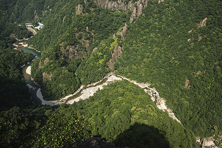 中国文州风景     南西建江竹子小径梯田绿色岩石浅滩路线树木旅游溪流图片