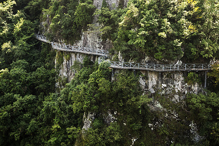 中国文州风景     南西建江山脉旅游山谷梯田树木绿色浅滩小径竹子岩石图片