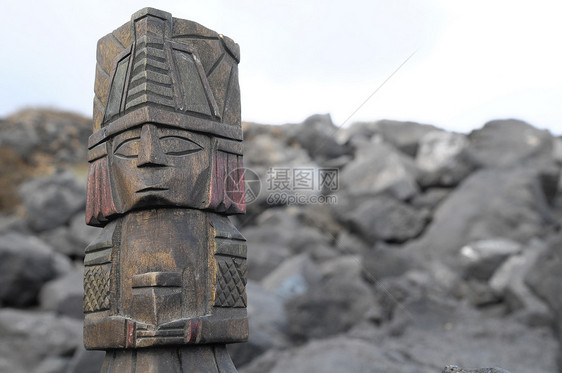 玛雅雕像金字塔建筑地标假期考古学寺庙脚步雕塑旅行花瓶图片