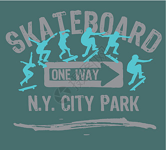 城市滑冰精神矢量艺术活动木板孩子男生青少年滑板娱乐青年素描创造力图片