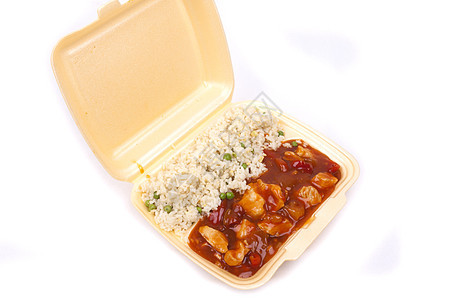 甜和酸鸡肉加大米绿色菠萝美味餐厅时间红色午餐国际蔬菜胡椒图片
