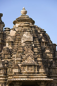 印度中央邦Khajuraho旅行雕塑宗教地标雕刻纪念碑旅游建筑学寺庙中央邦图片