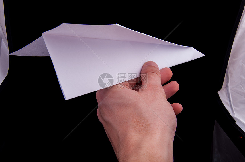 折纸飞机天空概念工艺翅膀旅行床单天堂空气假期运输图片