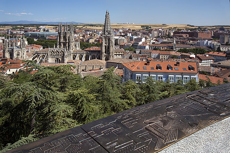 Burgos  西班牙北部风景大教堂旅游城市旅行地标图片