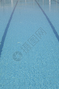 游泳池潜水竞赛车道竞争游泳线条运动水池漂浮划分图片
