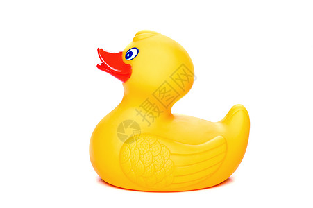橡胶鸭橡皮红色拍摄鸭子玩具活力黄色动物对象水平图片