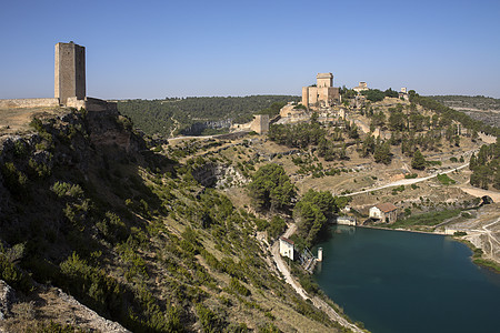 阿拉贡  拉曼恰  西班牙山顶旅行旅游地标据点风景城堡图片