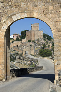 阿拉贡  拉曼恰  西班牙地标城堡要塞拱道堡垒入口网关图片
