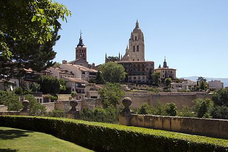 Segovia西班牙地标旅行旅游教会观光图片