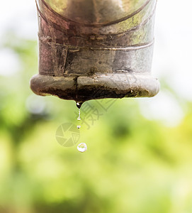 管道里滴水水滴服务物体龙头阀门设备修复背景图片