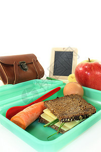 食间面包苗圃蔬菜水果营养学校饭盒面包小吃图片