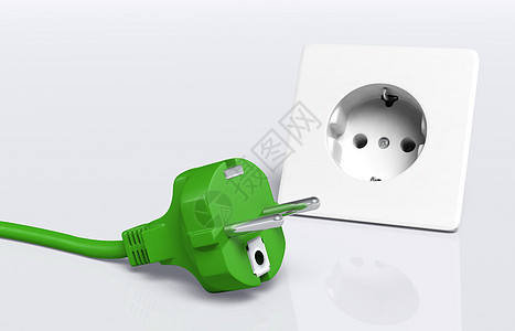 绿色插座和插座图片
